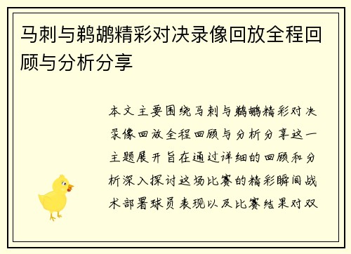 马刺与鹈鹕精彩对决录像回放全程回顾与分析分享